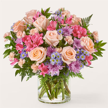 Sunset Serenade Bouquet –  Salon Diane Aubin Fleuriste Inc., Jonquiere PQ