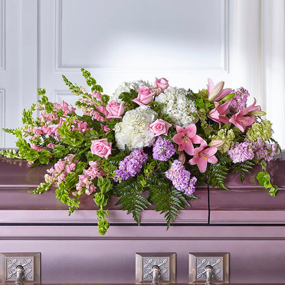 Life's Gratitude Casket Spray –  Salon Diane Aubin Fleuriste Inc., Jonquiere PQ