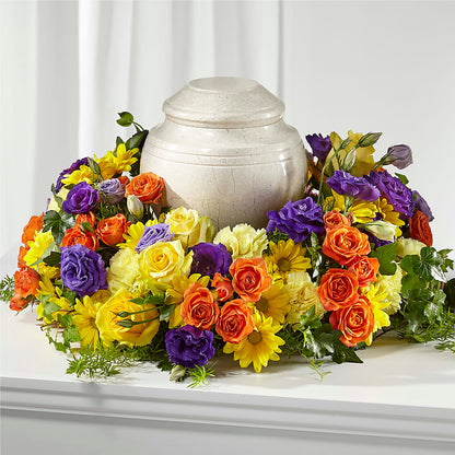 Blossoms of Remembrance Cremation Adornment –  Salon Diane Aubin Fleuriste Inc., Jonquiere PQ
