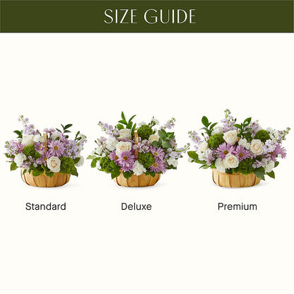 Peace & Love Basket –  Salon Diane Aubin Fleuriste Inc., Jonquiere PQ