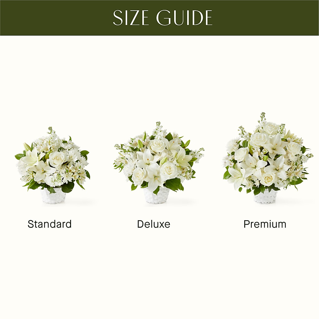 Peaceful Reflections Arrangement –  Salon Diane Aubin Fleuriste Inc., Jonquiere PQ