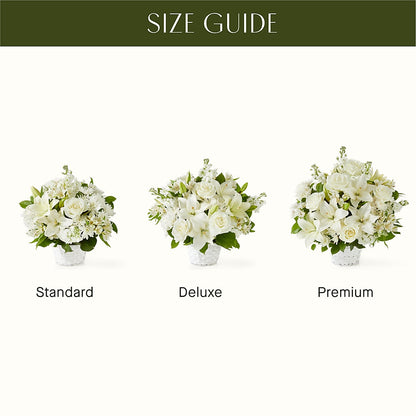 Peaceful Reflections Arrangement –  Salon Diane Aubin Fleuriste Inc., Jonquiere PQ