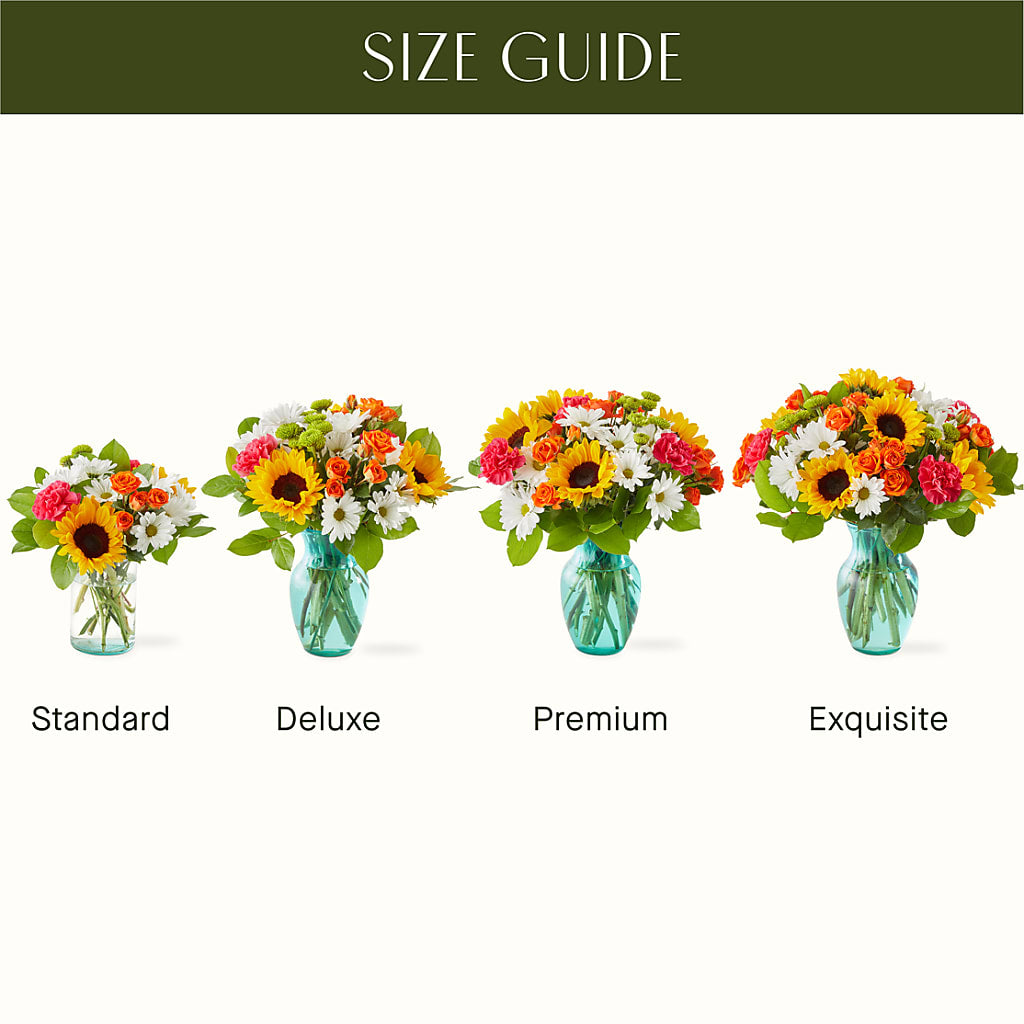 Sun-drenched Blooms Bouquet –  Salon Diane Aubin Fleuriste Inc., Jonquiere PQ