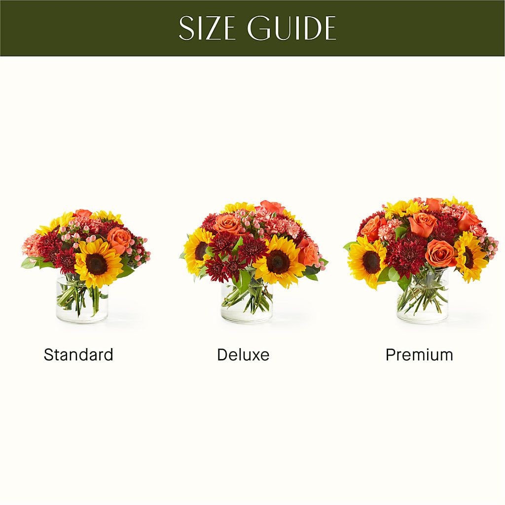 September Sunset Bouquet –  Salon Diane Aubin Fleuriste Inc., Jonquiere PQ