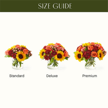 September Sunset Bouquet –  Salon Diane Aubin Fleuriste Inc., Jonquiere PQ