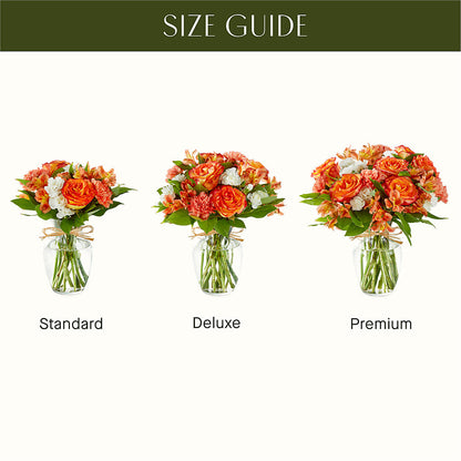 Apricot Glow Bouquet –  Salon Diane Aubin Fleuriste Inc., Jonquiere PQ