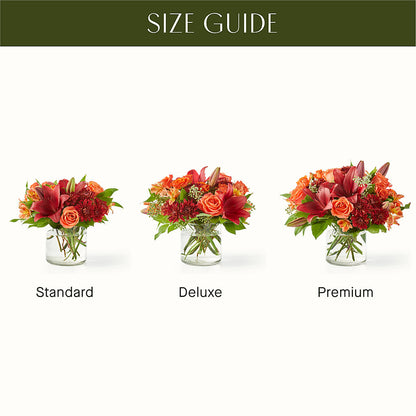 Crimson Leaves Bouquet –  Salon Diane Aubin Fleuriste Inc., Jonquiere PQ