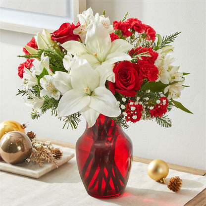 Holiday Season Bouquet –  Salon Diane Aubin Fleuriste Inc., Jonquiere PQ