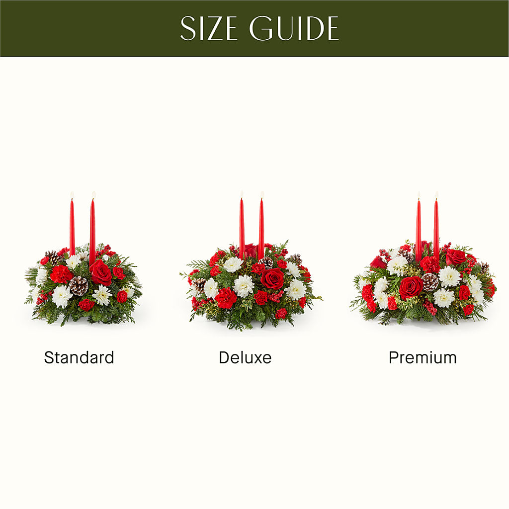 Holiday Soiree Centerpiece –  Salon Diane Aubin Fleuriste Inc., Jonquiere PQ