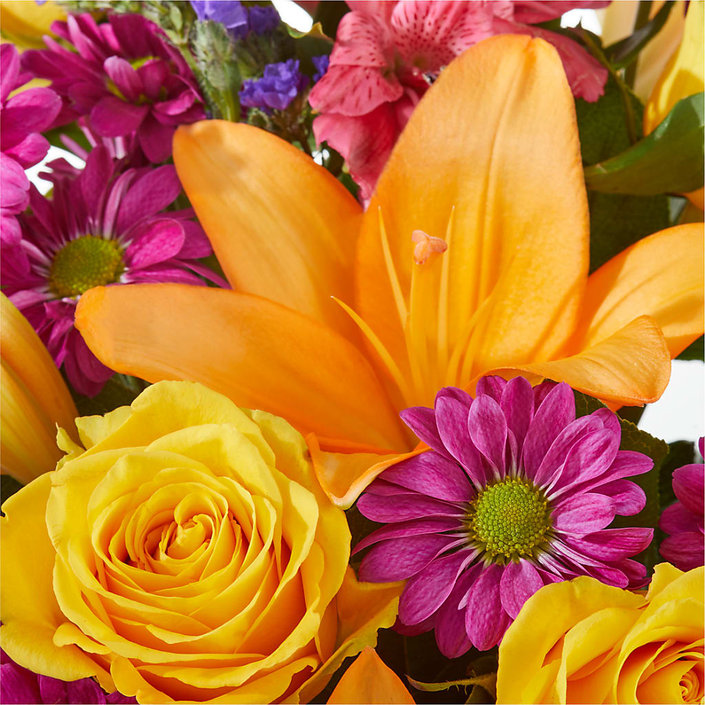 Colorful Visions Bouquet –  Salon Diane Aubin Fleuriste Inc., Jonquiere PQ