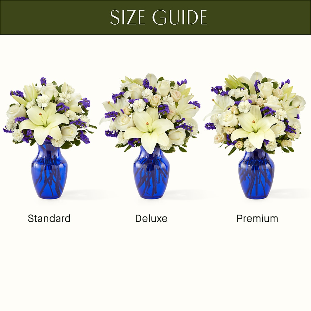 Sapphire Rush Bouquet –  Salon Diane Aubin Fleuriste Inc., Jonquiere PQ