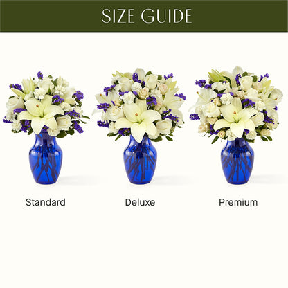 Sapphire Rush Bouquet –  Salon Diane Aubin Fleuriste Inc., Jonquiere PQ