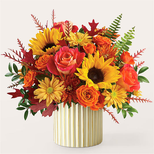 Fall Campfire Bouquet –  Salon Diane Aubin Fleuriste Inc., Jonquiere PQ