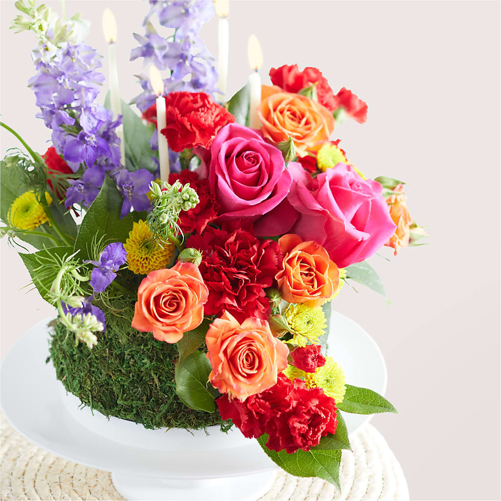 Best Year Yet Floral Cake –  Salon Diane Aubin Fleuriste Inc., Jonquiere PQ