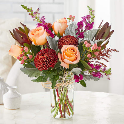 Moody Hues Bouquet –  Salon Diane Aubin Fleuriste Inc., Jonquiere PQ