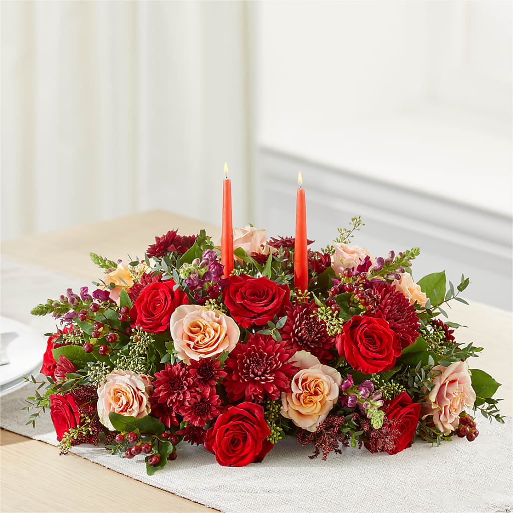Most Thankful Centerpiece –  Salon Diane Aubin Fleuriste Inc., Jonquiere PQ