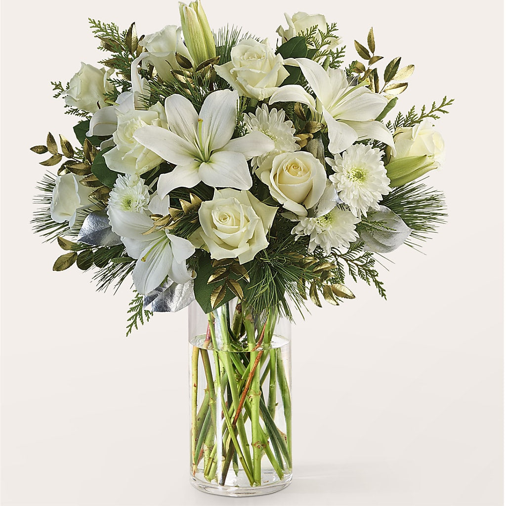 Wintry Mix Bouquet –  Salon Diane Aubin Fleuriste Inc., Jonquiere PQ