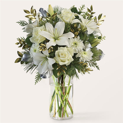 Wintry Mix Bouquet –  Salon Diane Aubin Fleuriste Inc., Jonquiere PQ