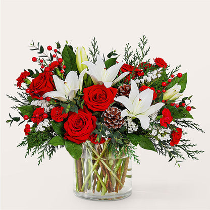 Best in Snow Bouquet –  Salon Diane Aubin Fleuriste Inc., Jonquiere PQ