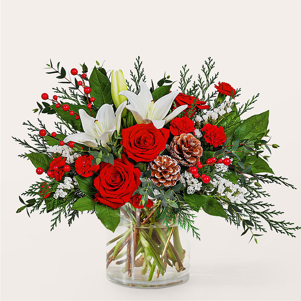Best in Snow Bouquet –  Salon Diane Aubin Fleuriste Inc., Jonquiere PQ