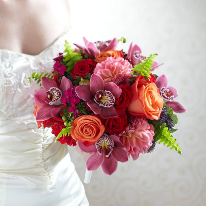 Brilliant Blossoms Bouquet –  Salon Diane Aubin Fleuriste Inc., Jonquiere PQ