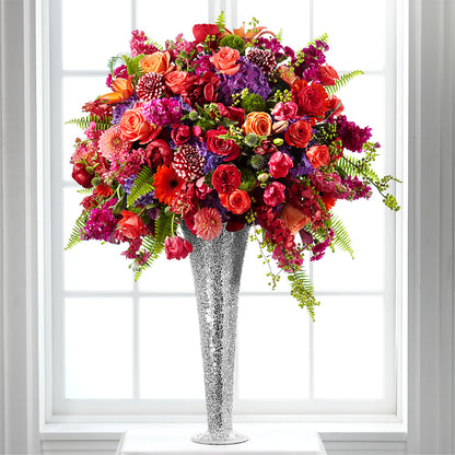 Flower Jeweled Arrangement –  Salon Diane Aubin Fleuriste Inc., Jonquiere PQ