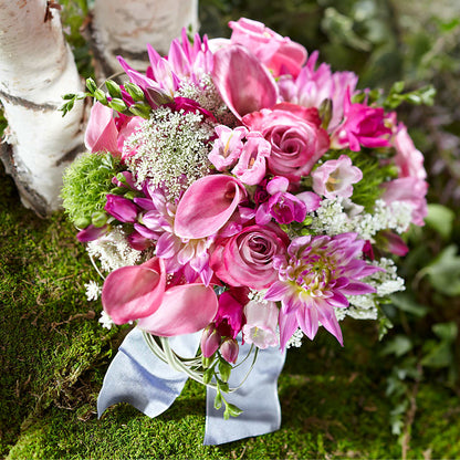 Pink Profusion Bouquet –  Salon Diane Aubin Fleuriste Inc., Jonquiere PQ