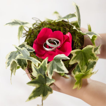 Lila Rose Ring Nest –  Salon Diane Aubin Fleuriste Inc., Jonquiere PQ