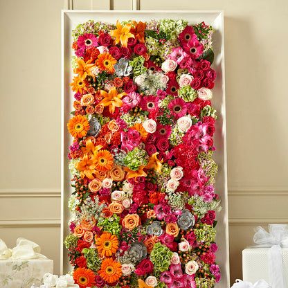 Fresh Picked Floral Wall –  Salon Diane Aubin Fleuriste Inc., Jonquiere PQ