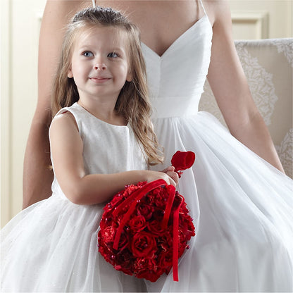 Pure at Heart Flower Girl Arrangement –  Salon Diane Aubin Fleuriste Inc., Jonquiere PQ