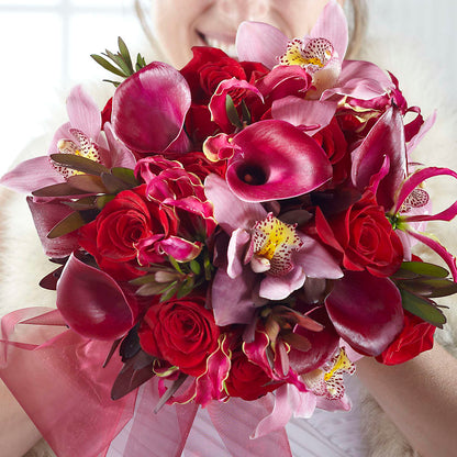 Heart of Hearts Bouquet –  Salon Diane Aubin Fleuriste Inc., Jonquiere PQ