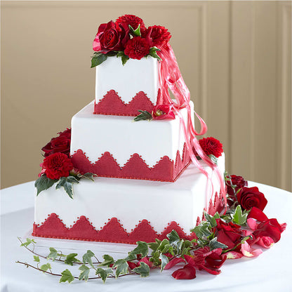 Forever Happiness Cake Decor –  Salon Diane Aubin Fleuriste Inc., Jonquiere PQ